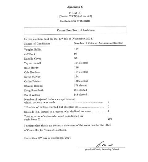 Council Results 2024